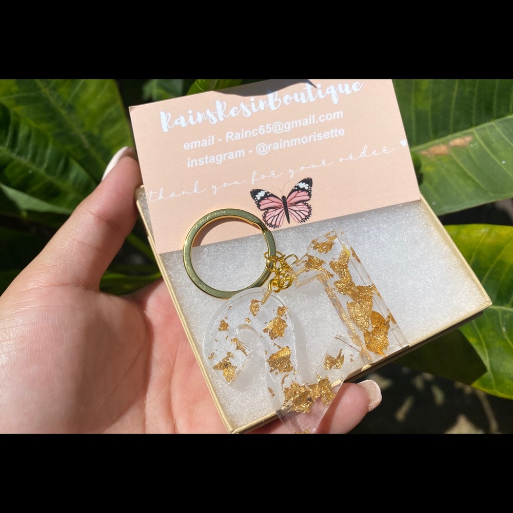 Customizable Letter and Number Keychain 💕 - Picture 5 of 5